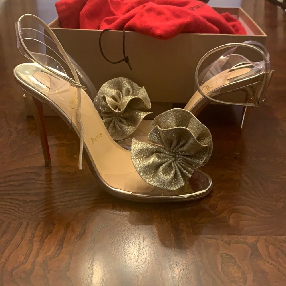 Christian Louboutin Fossiliza 100 Glitter Shoe